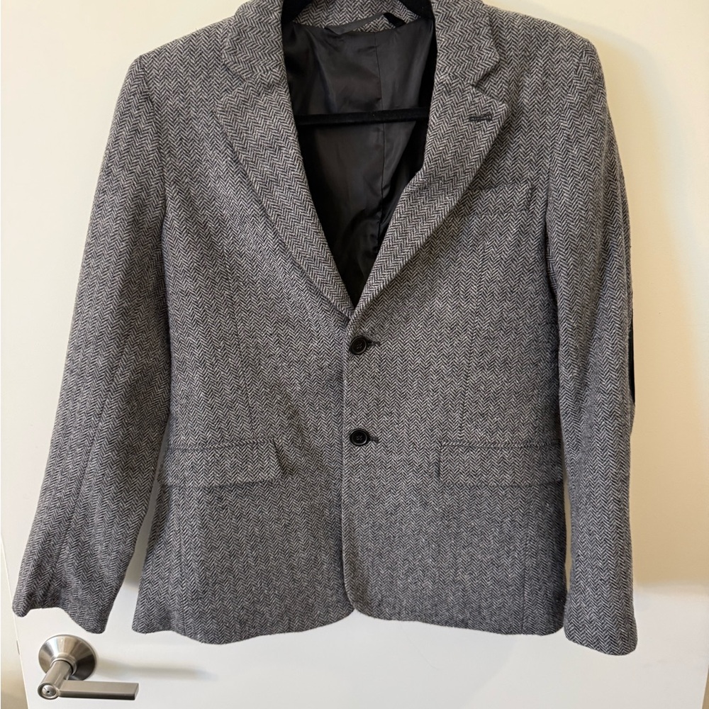 Kirrin Finch Herringbone Gray Blazer